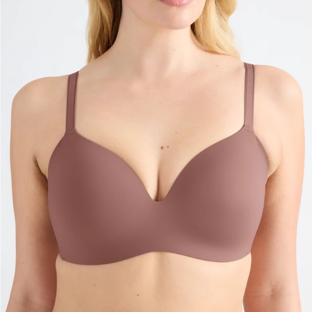 Knix Brown Seamless Underwire Bra in Sola
